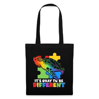 It's okay to be different Wildlife Autism - Tote Bag - black - Front