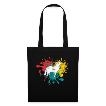 Wolf Silhouette - Tote Bag - black - Front