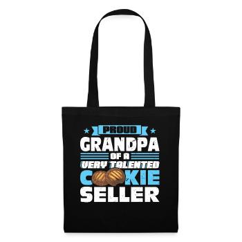 Fier grand-père d’un vendeur de biscuits très talentueux - Sac en tissu - noir - Devant
