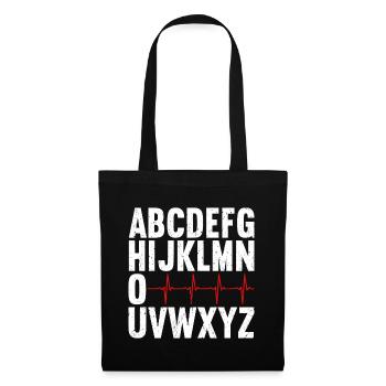 Cardiology ECG Cardiac Nurse Cardiologist - Tote Bag - black - Front