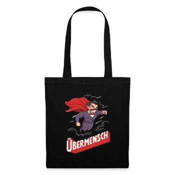 Nietzsche Übermensch Philosophy - Tote Bag - black - Front