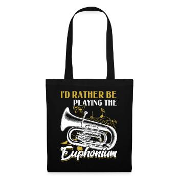 I'd Rather Be Playing The Euphonium - Tote Bag - black - Front