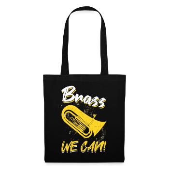Brass We Can - Euphonium - Tote Bag - black - Front