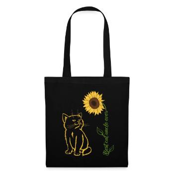 Meilleur oncle chat de tous les temps - Sac en tissu - noir - Devant