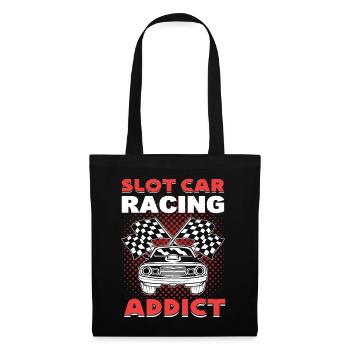 Slot Car Racing Slot Car Race Slot Car Racing - Sac en tissu - noir - Devant