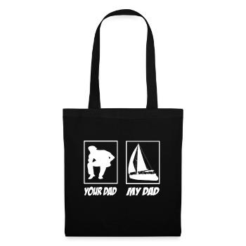 Voile - Sac en tissu - noir - Devant