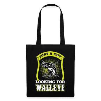 Juste un gars à la recherche de doré jaune - Chasseur de doré jaune - Sac en tissu - noir - Devant