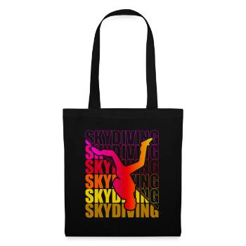 Skydive Freefly Skydiver Shirt Skydiving - Tote Bag - black - Front