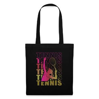 Vêtements pour joueurs de tennis Tennis Femmes Filles - Sac en tissu - noir - Devant
