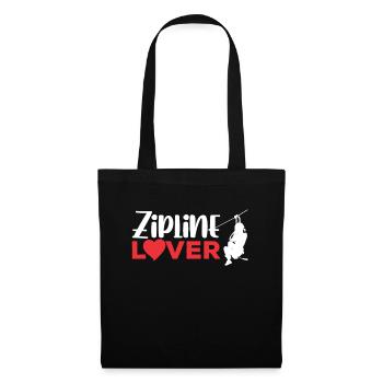 Zipline Lover Sport Tyrolienne Tyrolienne - Sac en tissu - noir - Devant