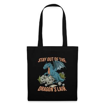 RPG Dragon D20 Cube Design for an RPG GAMER - Tote Bag - black - Front