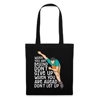 Speed Skating When You Are Behind Short Track - Tote Bag - black - Front