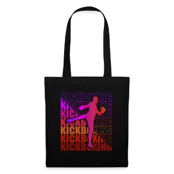 Kickboxer Arts Martiaux Kickboxing Kickboxen - Sac en tissu - noir - Devant