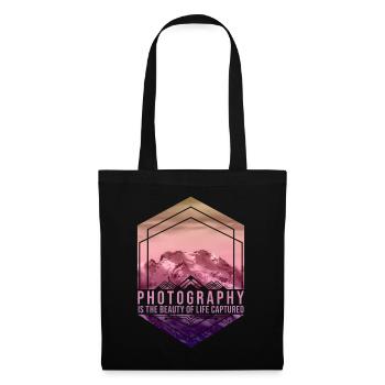 Photography is the beauty of life - Tote Bag - black - Front