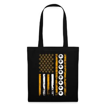 American Cue Sport Flag - Tote Bag - black - Front