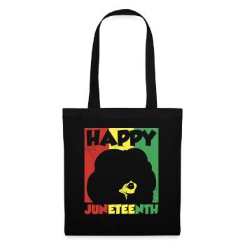 Merry Juneteenth 1865 Black African American - Tote Bag - black - Front