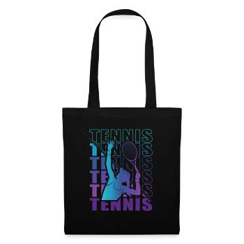 Vêtements pour joueurs de tennis Tennis Femmes Filles - Sac en tissu - noir - Devant