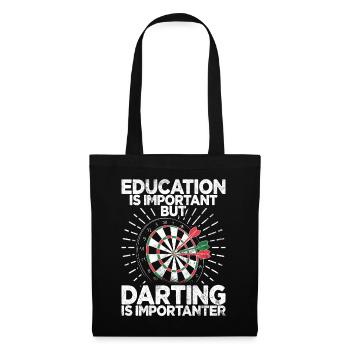 Retro dartboard Dartboard 180 for darts players - Tote Bag - black - Front