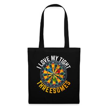Retro dartboard Dartboard 180 for darts players - Tote Bag - black - Front