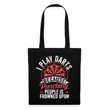 Jeu de fléchettes rétro Dartboard 180 pour les joueurs de fléchettes - Sac en tissu - noir - Devant