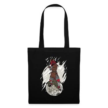 Samurai Fighter Gift Kids Samurai Warrior - Tote Bag - black - Front