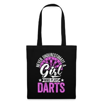 Retro dartboard Dartboard 180 for darts players - Tote Bag - black - Front