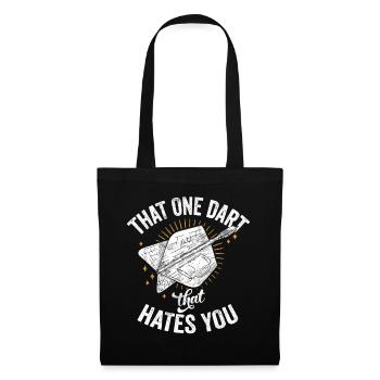 Retro dartboard Dartboard 180 for darts players - Tote Bag - black - Front