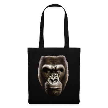 Funny Monkey T-Shirt - Tote Bag - black - Front