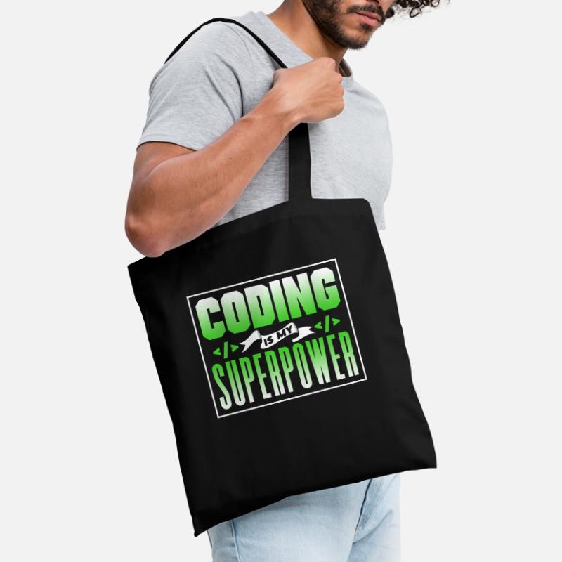 Coding Ist Meine Superkraft Coder Programmierer Stoffbeutel