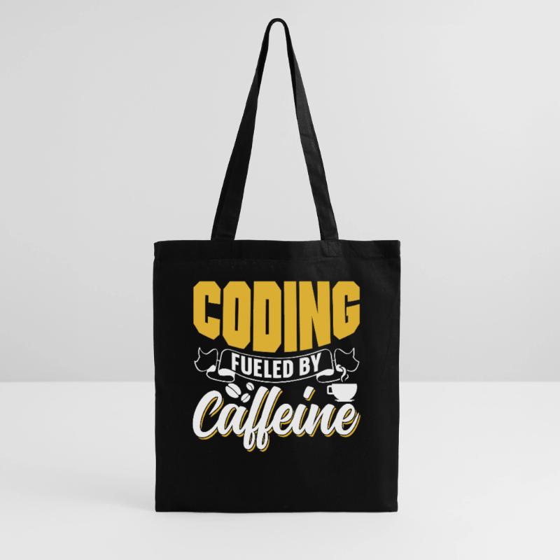 Programmieren Angetrieben Durch Koffein Coding Stoffbeutel