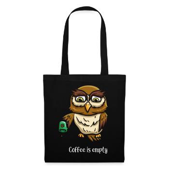 empty coffee ornithology - Tote Bag - black - Front
