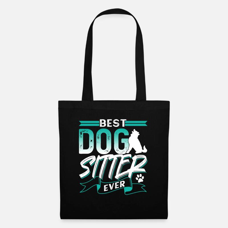 Bester Hundesitter Aller Zeiten Hund Dog Sitting - Stoffbeutel - Schwarz