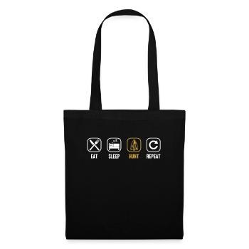 Eat Sleep Hunt Repeat Arrowhead Hunter - Tote Bag - black - Front