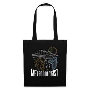 Météorologue Profession Météorologie Prévisions météorologiques - Sac en tissu - noir - Devant