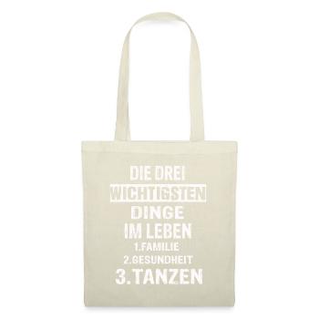 Tanzen - Stoffbeutel - Natur - Vorne