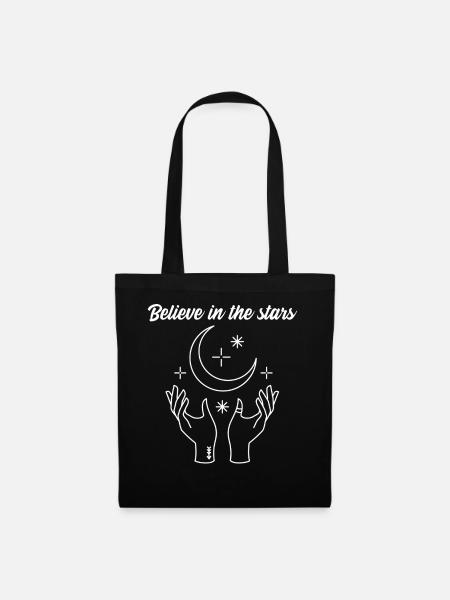 Believe in the stars - Astrology Horoscope - Stoffbeutel - Schwarz
