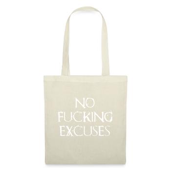 No Damn Excuses - Motivation - Tote Bag - nature - Front