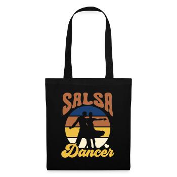 Salsa Dancer Dancing Hobby Dance - Tote Bag - black - Front