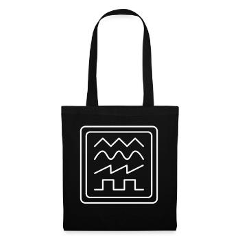 Physique Science des symboles - Sac en tissu - noir - Devant