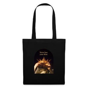 Crown Art Academia Aesthetic design for a - Tote Bag - black - Front