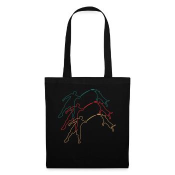 Dresseur de chiens Rétro Vintage Cadeau - Sac en tissu - noir - Devant