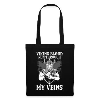 LE SANG VIKING COULE DANS MES VEINES I Walhalla - Sac en tissu - noir - Devant
