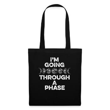 I'm Going Through A Phase Sternenhimmel Kosmologe - Stoffbeutel - Schwarz - Vorne
