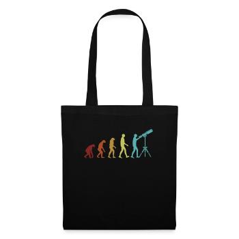Astronomie Evolution Ciel étoilé Cosmologiste - Sac en tissu - noir - Devant