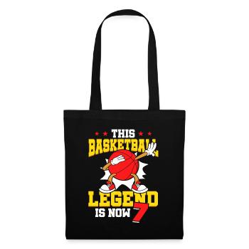 Diese Basketball-legende Ist Jetzt 7 Sports Kid - Stoffbeutel - Schwarz - Vorne