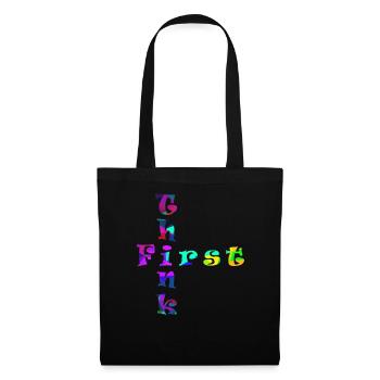 Pensez d’abord - Sac en tissu - noir - Devant
