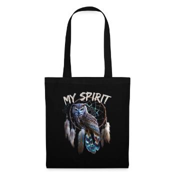 My Spirit für einen Esoteriker Esoterikerin - Stoffbeutel - Schwarz - Vorne