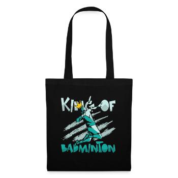 Badminton King Of Badminton Loves Racquet Sport - Tote Bag - black - Front