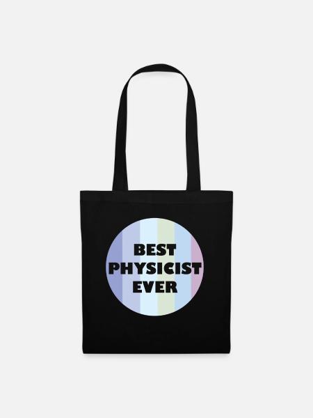 Retro Physics Lover Educational - Stoffbeutel - Schwarz