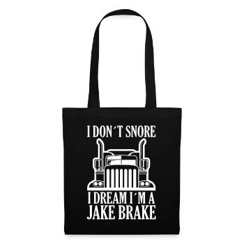 I don't snore I dream I'm a brake - Tote Bag - black - Front
